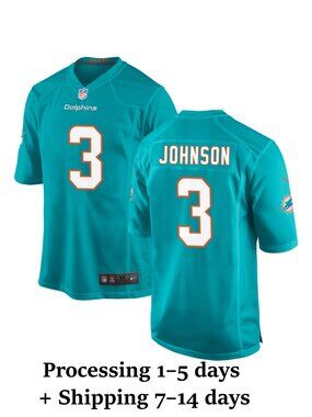 Mens Youths Select Chris Johnson Aqua Stitched Jersey Vapor